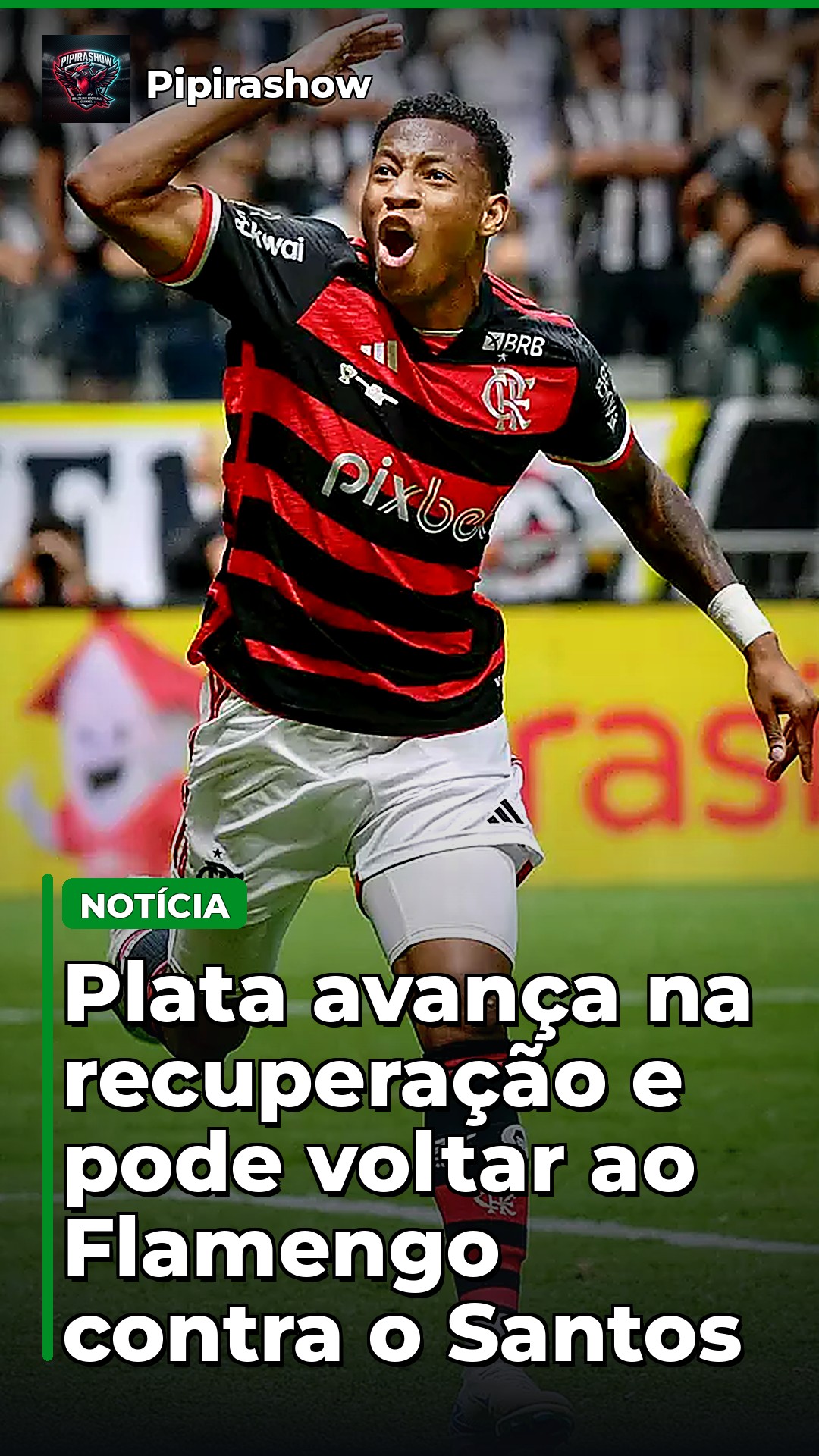 Plata avança na recuperação e pode voltar ao Flamengo contra