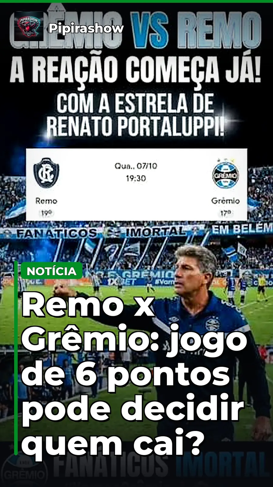 Remo x Grêmio: jogo de 6 pontos pode decidir quem cai?