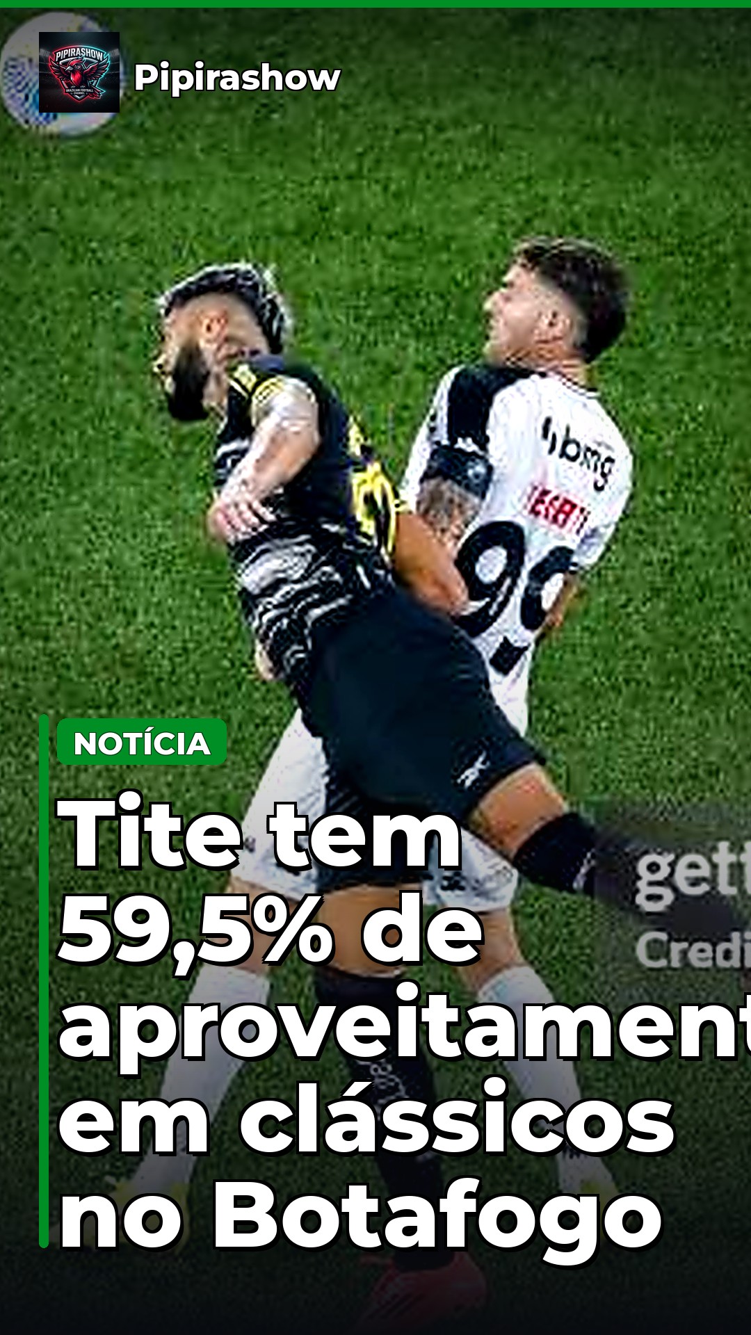 Tite tem 59,5% de aproveitamento em clássicos no Botafogo